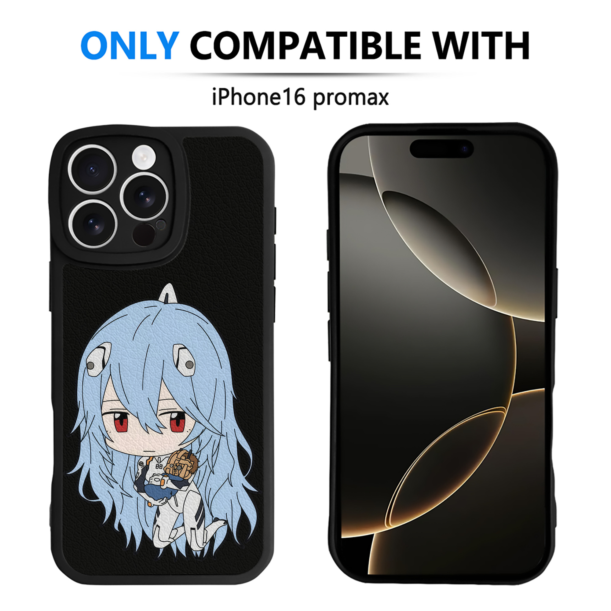 （画像用） EVA 新世紀エヴァンゲリオン 【iPhone 16シリーズ対応】シリコンスマホケース（レザー調） 材質：シリコン